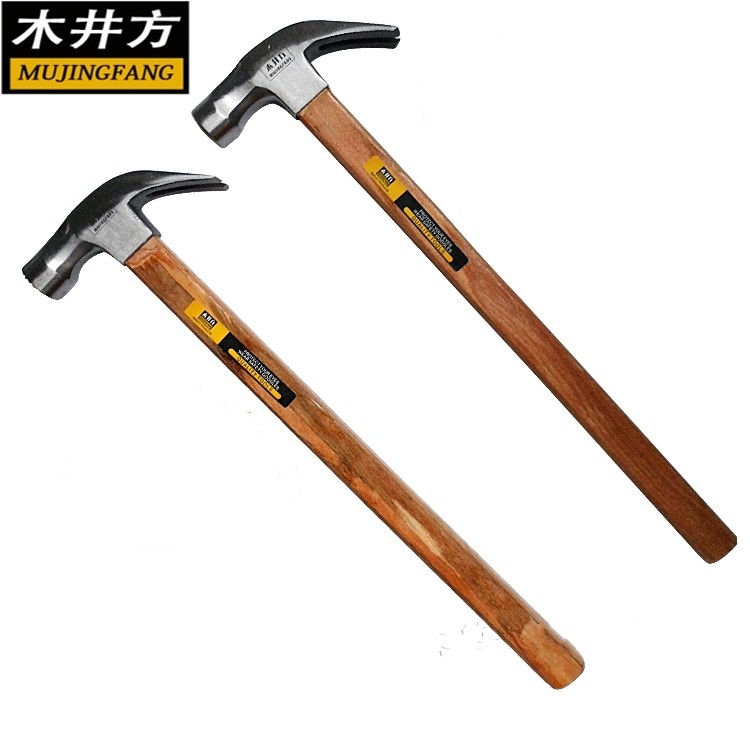 Mujing martelo de garra quadrada, martelo de ferro, martelo de instalação, ímã, martelo de ferro para unhas, martelo par