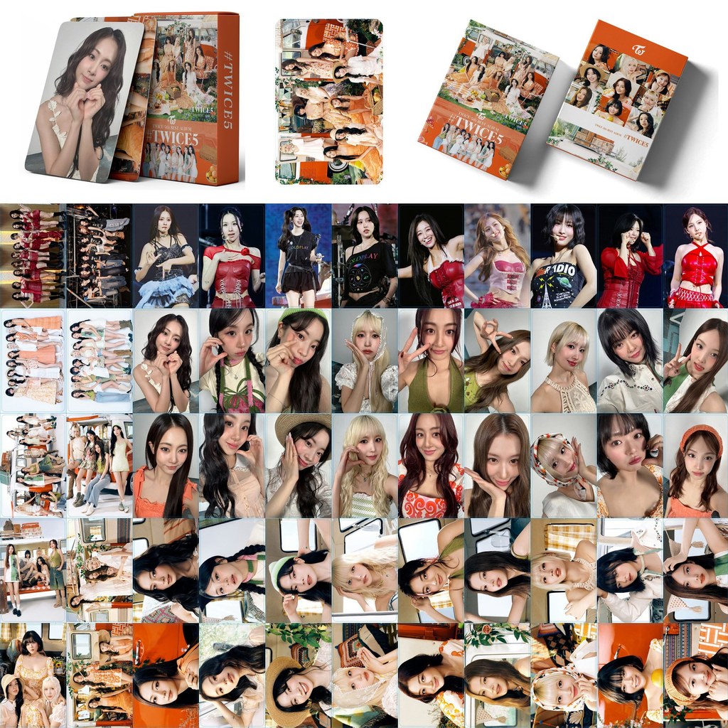 55pcs TWICE Lomo cards NEWS ROOM Album JAPAN SEASON'S GREETINGS