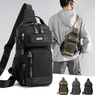 Mini Bolsa Mochila Transversal Tiracolo Ombro Impermeável Bag Masculina