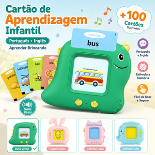 Pronúncia Máquina Cartões Aprendizagem Oral Educacional