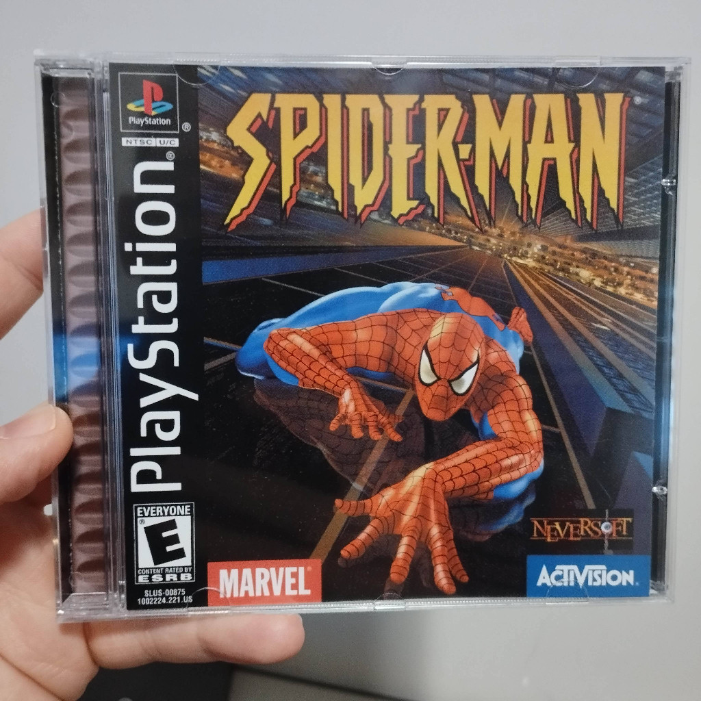 PS1 - SPIDER-MAN 1 SPIDERMAN Homem-Aranha - MÍDIA PRETA | Shopee