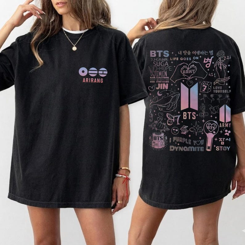 Camiseta Premium em Algodão Puro]TT Camiseta BTS 2026 Hooligan