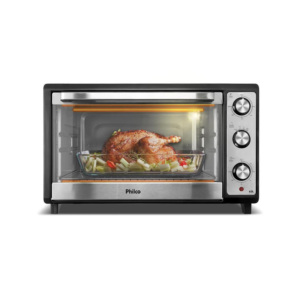 Forno Elétrico 65 Litros Philco Dupla Resistência Bancada Pr