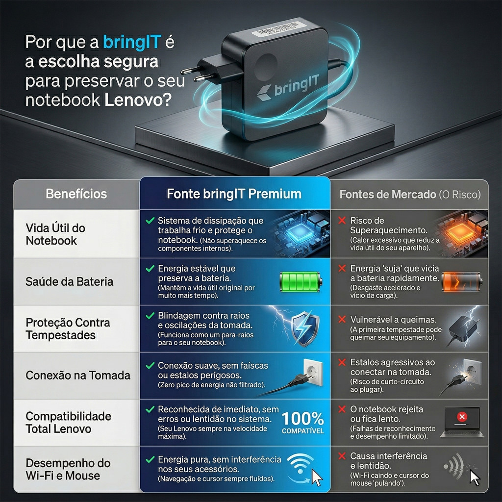 Fonte Carregador para Notebook Lenovo V15 G3 IAP | Shopee Brasil