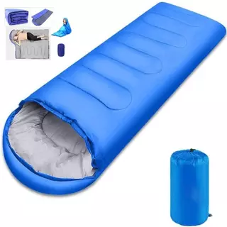 SACO DORMIR TERMICO IMPERMEAVEL CAPUZ INVERNO SARCOFAGO CAMPING ACAMPAMENTO BOLSA TRANSPORTE