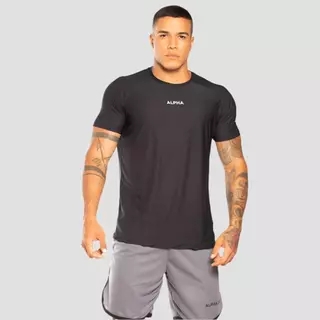 Kit 5 Camisetas Dry Fit Colméia All Black Alpha