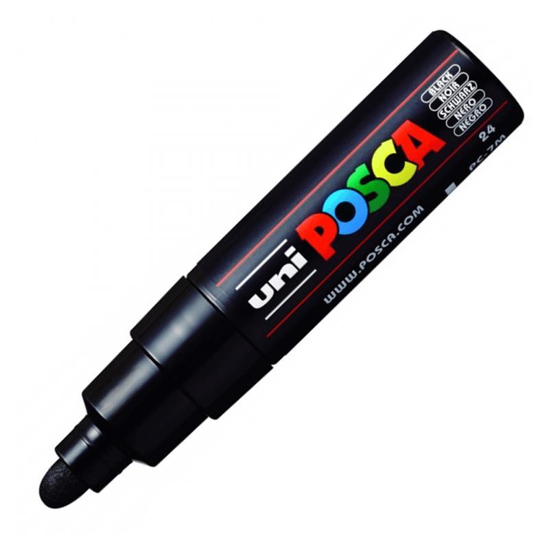 Uni-Ball Etui Met 2 Posca PC17K Viltstiften – Wigvormige Punt, 15 Mm, Voor Op School Of Kantoor