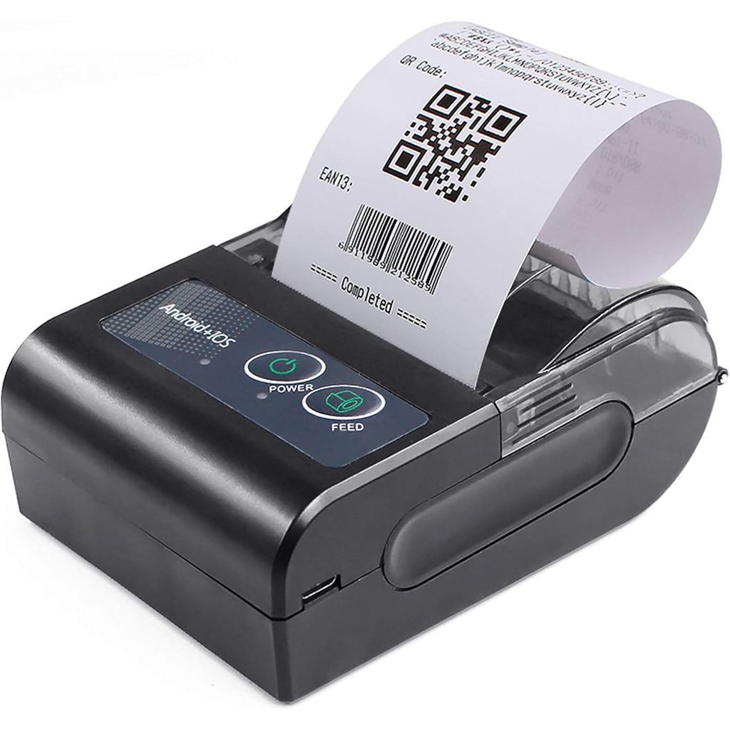 Mini Impressora Via Bluetooth Portátil Térmica 58mm Rapida