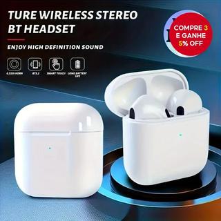 Pro 4 TWS Fones De Ouvido Intra-Auriculares Sem Fio Redução De Ruído Bluetooth De Alta Qualidade Compatíveis Com Vários  — foto 4 — Achou Levou Brasil