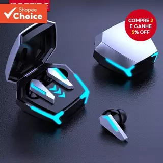 Tecsire M10 Fones De Ouvido Bluetooth Jogos Sem Fio TWS Alta Fidelidade Som Estéreo Controle Toque Resistente À Água Com