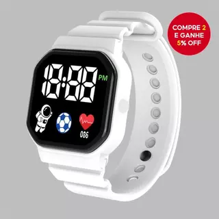 Relógio Esportivo Multifuncional Elegante Com Display Digital LED Para Presente Masculino