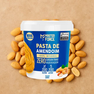 Pasta De Amendoim Integral Candy Master Force Pote 1,005kg