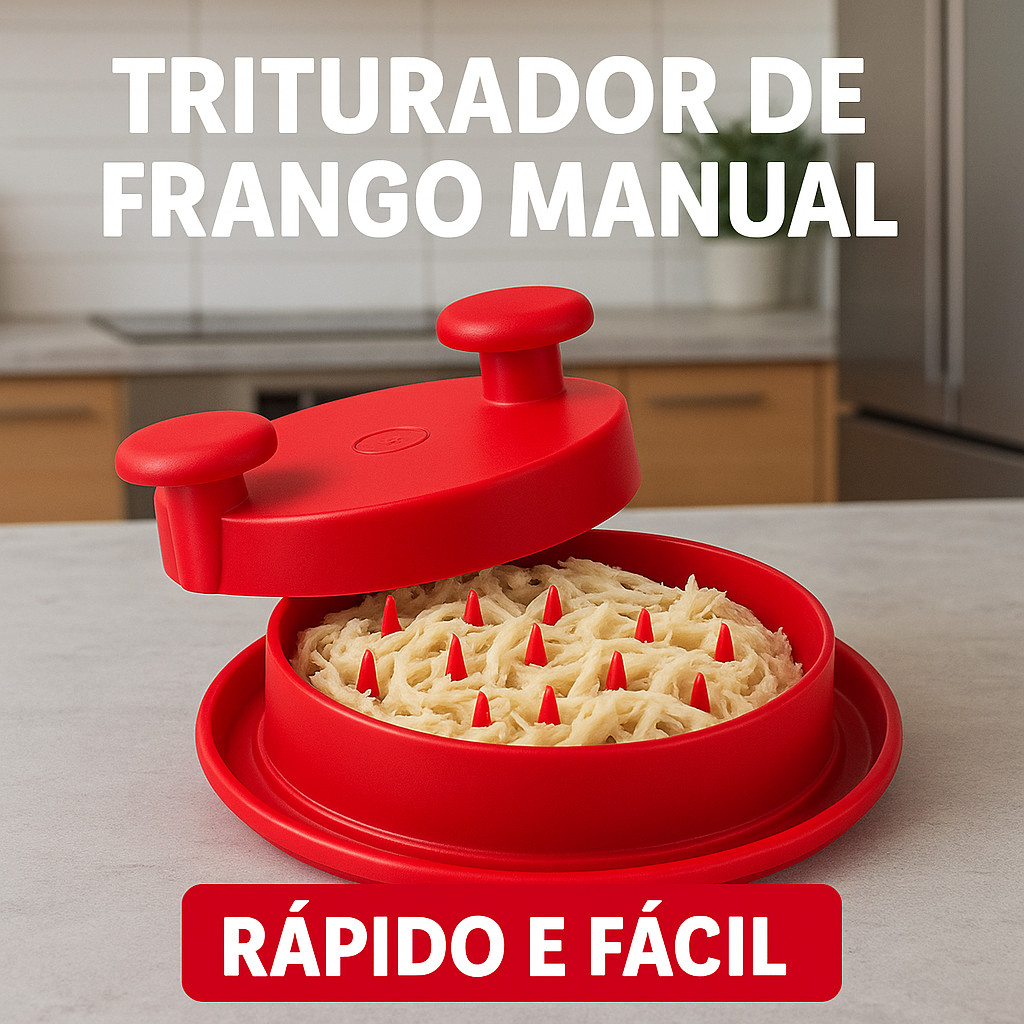 Triturador de Frango Manual – Desfia Carne Rápido e Fácil – 