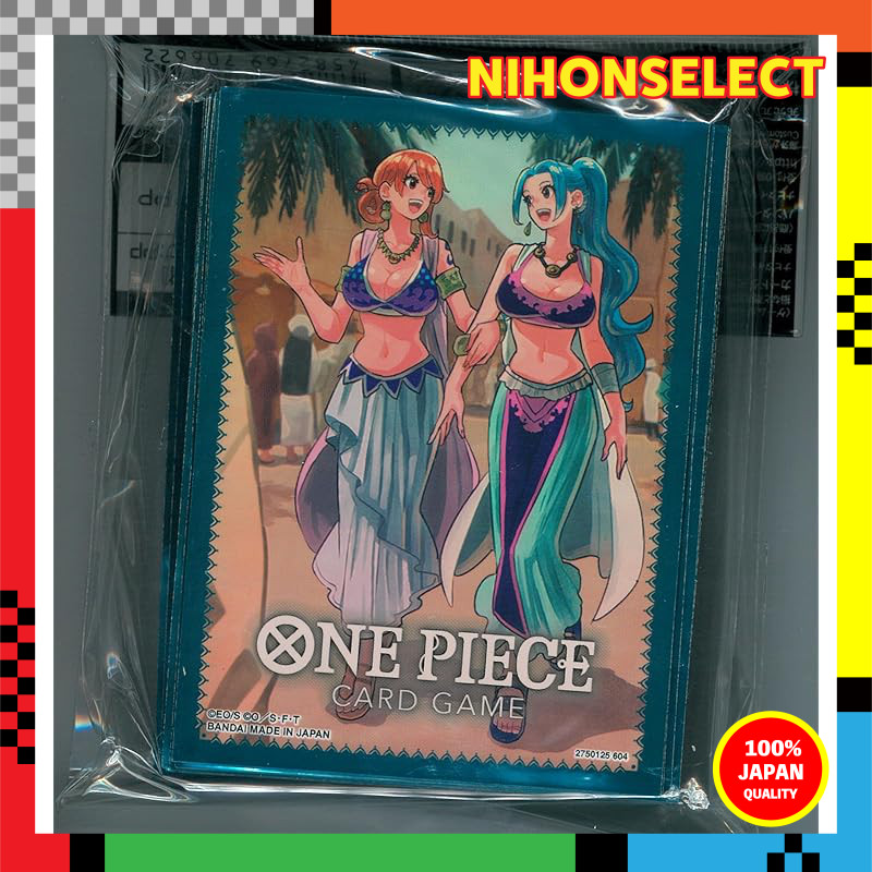 nami card sleeves One Piece TCG: Official TCG+ Stores Limited Editon V1 these sleeves are both functional and visually striking One Piece TCG Official Sleeves