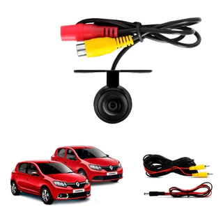 Camera De Ré Borboleta Hd Renault Sandero 2019 2020 2021