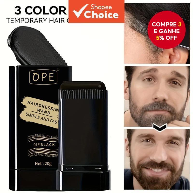 Caneta De Retoque De Cabelo Instantâneo Preto Solução Rápida Em Movimento Para Cabelos Grisalhos
