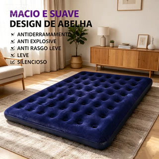 Colchão Colchão Inflável Colchão de ar CAMA Design para favo de mel à Prova de umidade Macio e pele amigável RipstopColc