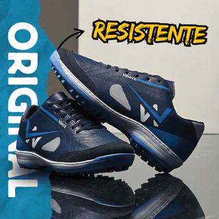 Chuteira Masculina 26 ao 43 Futebol Campo Society Leve Resistente Bico Reforçado Antiderrapante