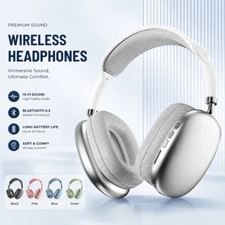 Fones de ouvido sem fio Bluetooth P9 TWS, dobráveis, estéreo