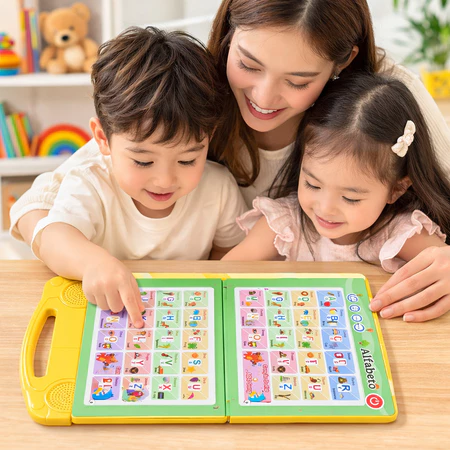Livro Falante Infantil Português e Inglês Bilíngue Educativo com Som – 11 Temas 300+ Palavras, foto 1