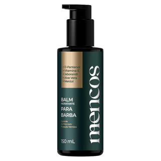 Balm Hidratante Para Barba Mencos 150mL com D-Pantenol Aloe Vera e Mentol
