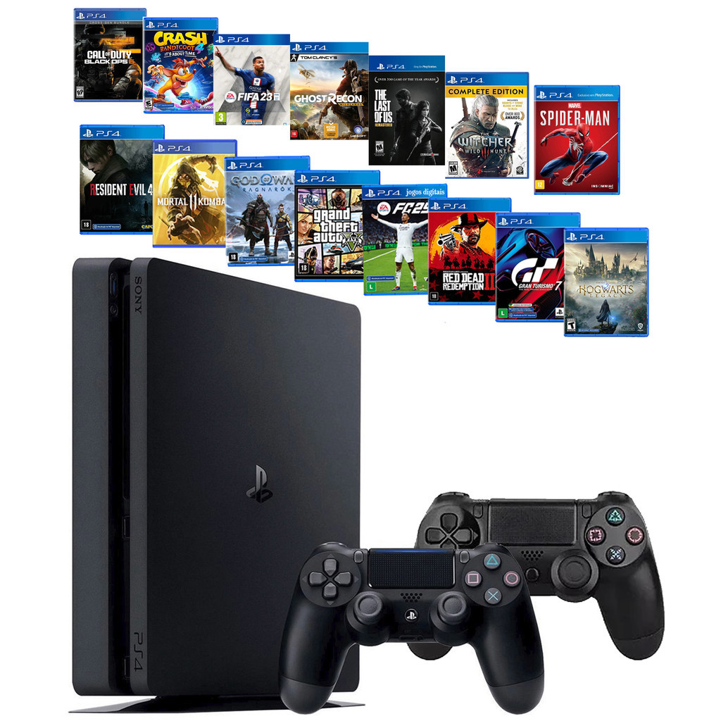 PlayStation 4 1TB: Full HD e HDR | Shopee Brasil