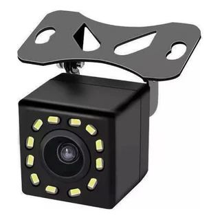 Câmera Ré Automotiva 12 Leds Hd Infravermelho Visão Noturna