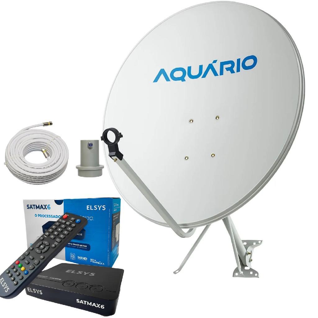 Kit Receptor Digital Elsys Satmax 6 Full HD | Shopee Brasil
