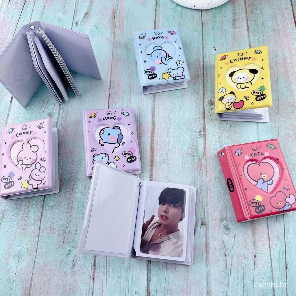 Bts Bt21 Mini Álbum De Fotos De 3 Polegadas , Porta-Cartões