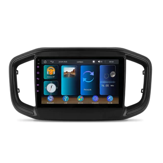Kit Multimídia 9 Carplay Moldura Câmera Ré Strada e Fiorino 2021 2022 2023 2024 2025 2026