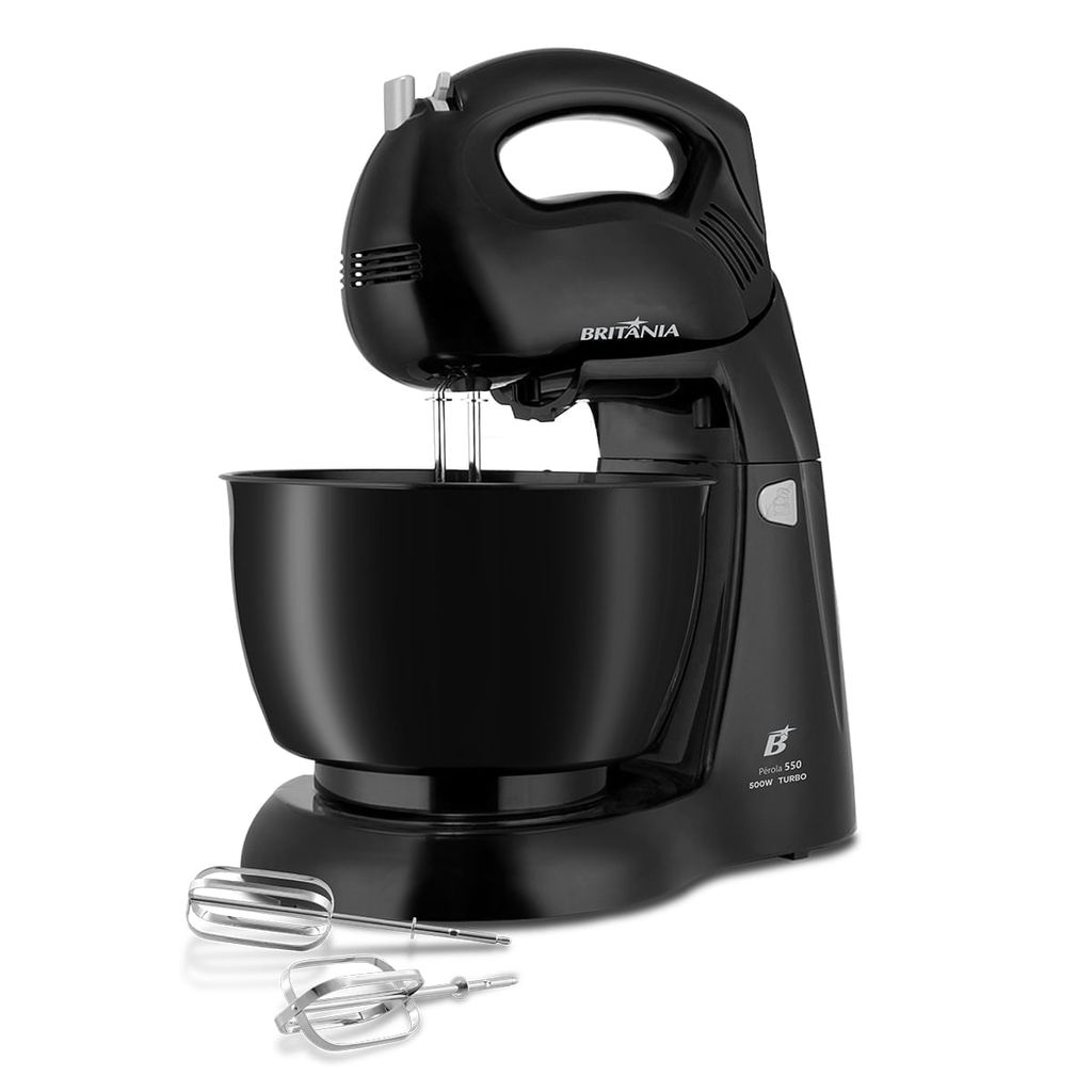 Batedeira Britânia Pérola 550 500W 4 velocidades + Turbo 4,3