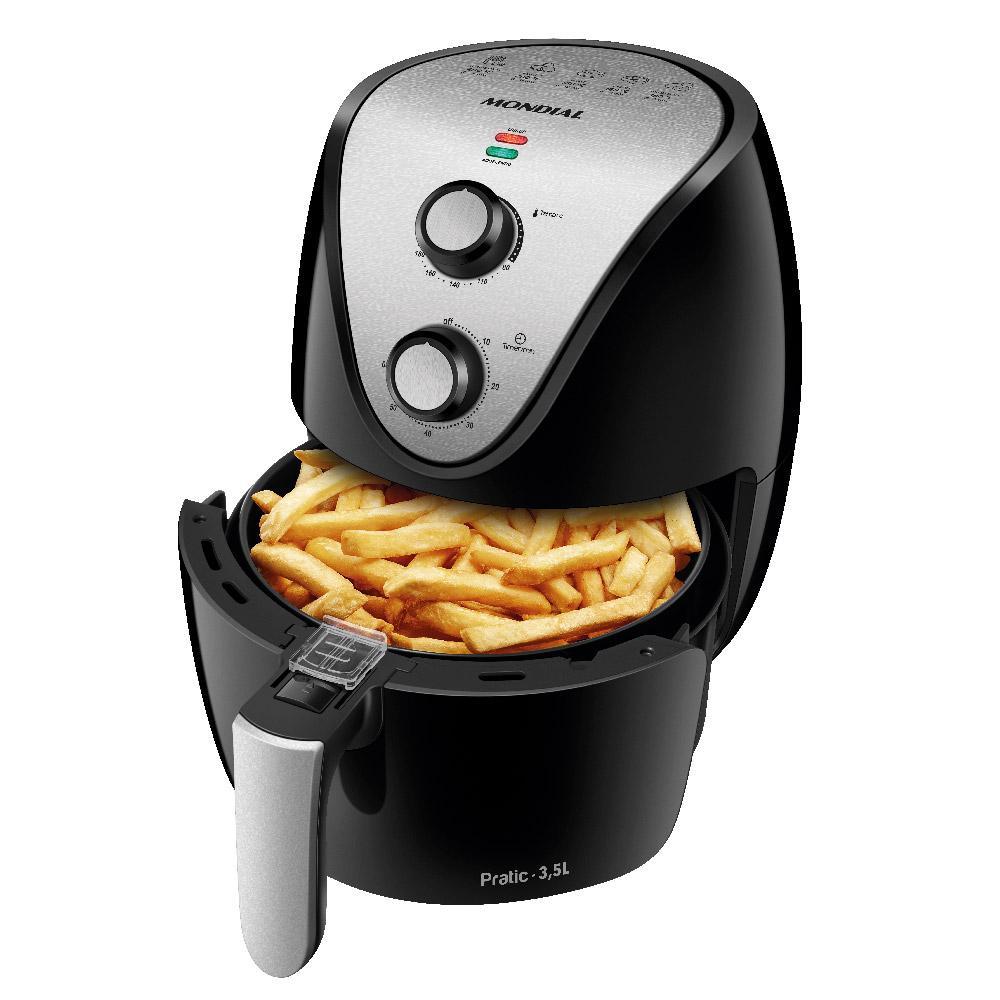 Fritadeira Elétrica Air Fryer 3.5 Litros Mondial AF30I Preta