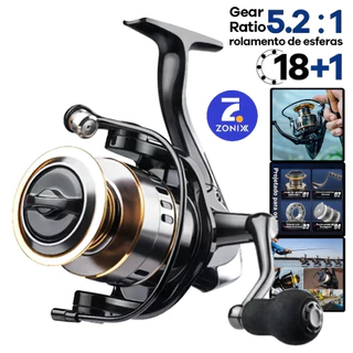 Molinete de Pesca Metal EVA HD1000-7000 com Arraste 10kg para Água Salgada e Mar Zonix