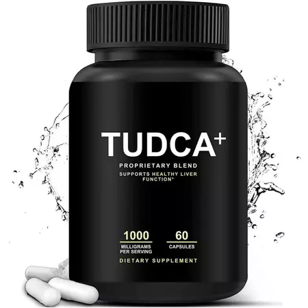 TUDCA 1000mg 60 Cápsulas Suporte Hepático Detox Fígado Alta Concentração