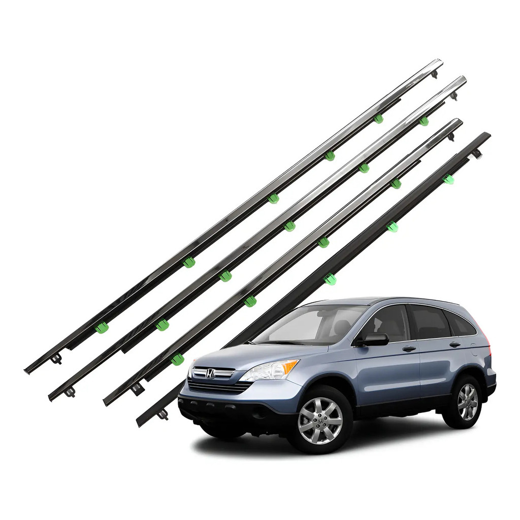 Jogo Pestanas Externas Kit 4 Portas Honda Cr-v 2007 A 2011