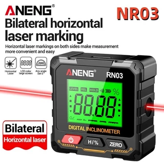 Instrumento De Nível De Laser Digital ANENG RN03 De Uma Peça, Localizador De Ângulo Magnético Automático De 4 Lados