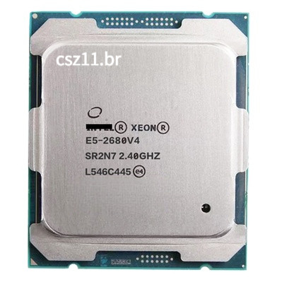 Processador CPU E5 2680V4 Xeon E5-2680V4 2.40 Ghz 14 Núcleos 35M 14NM ...
