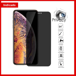 Película de vidro 3D Privativa Anti Spy Para IPhone 11 12 13 14 15 16Pro Max 17 17promax
