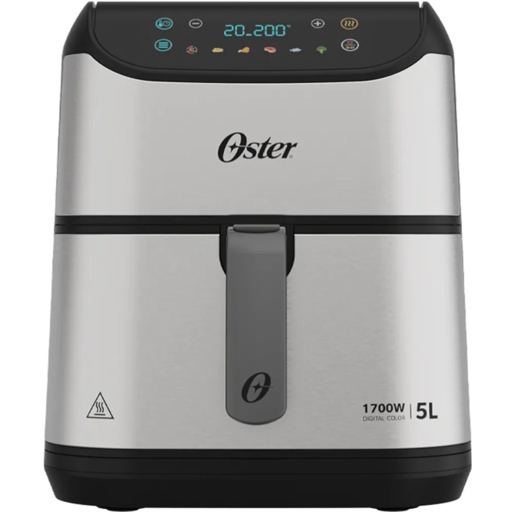 Fritadeira elétrica sem óleo air fryer digital 5L 1700W Pain