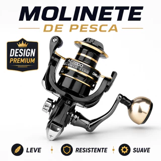 Carretel Molinete de Pesca