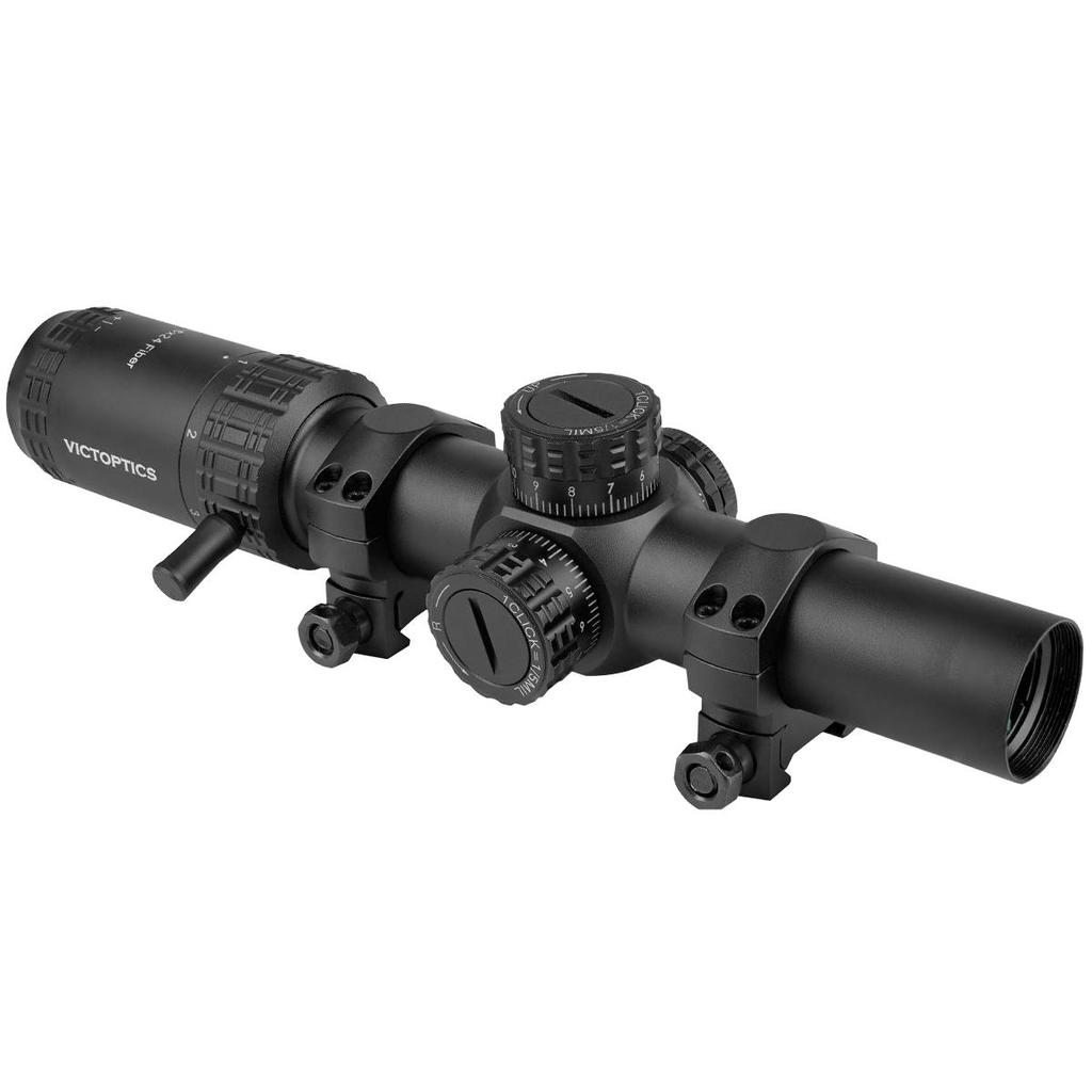 Luneta Carabina de Pressao S6 1-6x24I Fiber Vector Optics | Shopee