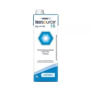 Isosource 1.5 Nestlé Sem Sabor 1L - Hipercalórica Original