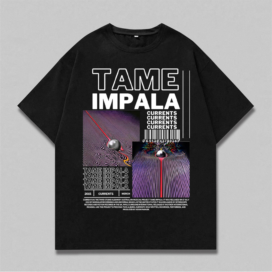 Camiseta Tame Impala Banda Camisa 100% algodão | Shopee Brasil