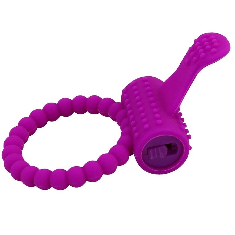 Anillo Peniano Vibrador de Masturbación Masculino para Adultos Accesorio de Pareja