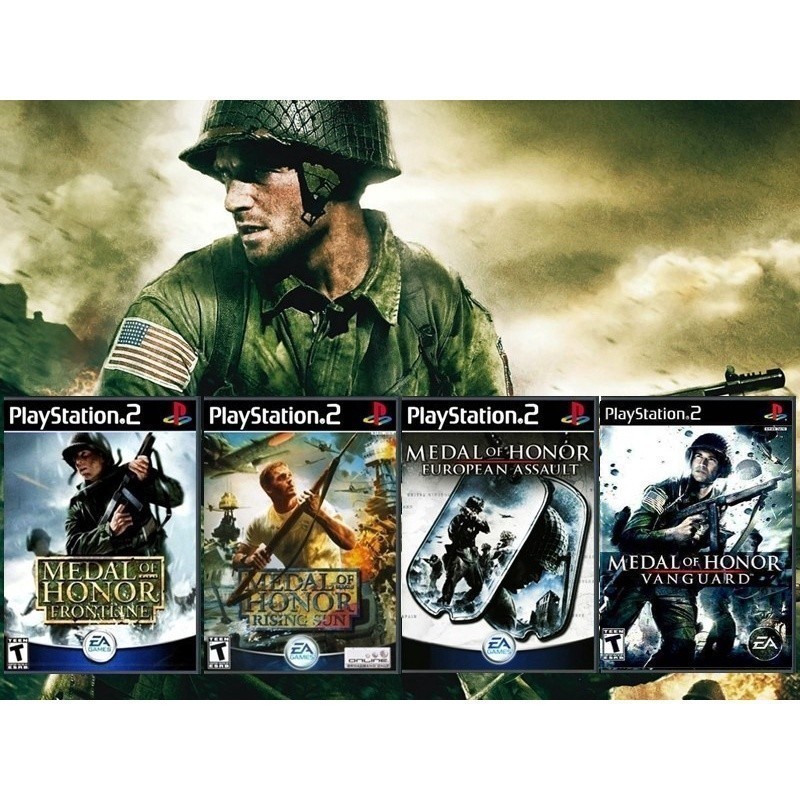 Ps2 Jogos Medal Of Honor - Coleção - Kit 4 Z DVD's | Shopee Brasil