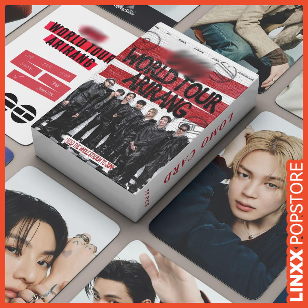 LINXX 55 Pcs BTS Combo ARIRANG World Tour Álbum Lomo Cards Kpop