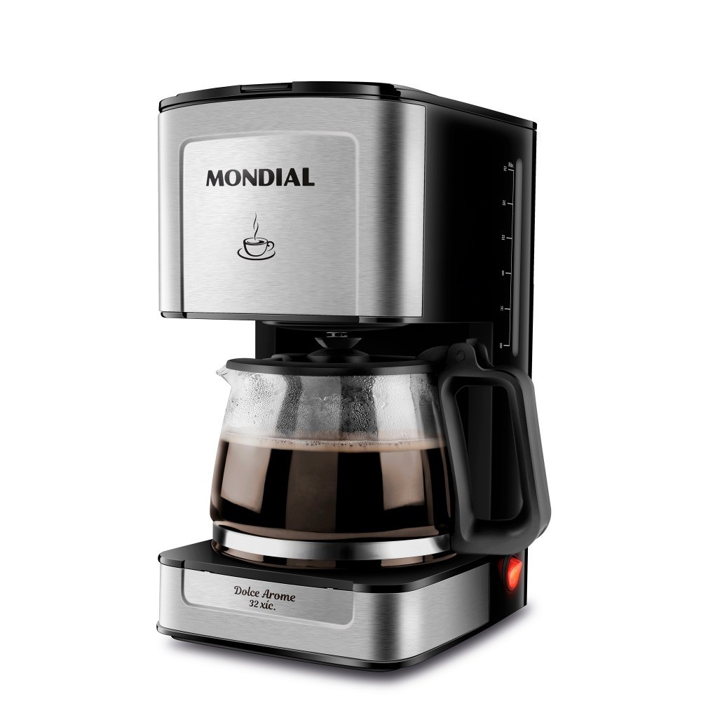 Cafeteira elétrica 800W jarra de vidro 32 xícaras Dolce Arom