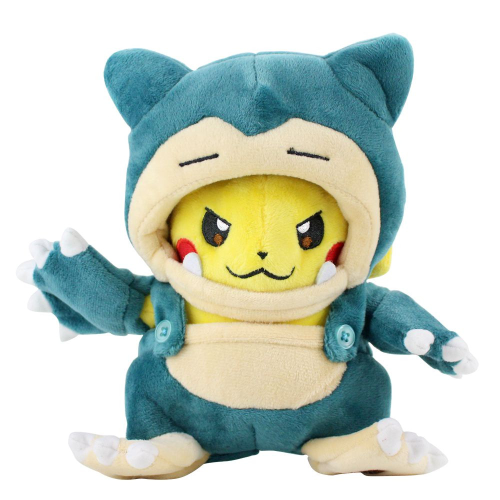 20cm Pokemon Snorlax Cosplay Pikachu Plush Toys Soft Stuffed Plush Toys ...