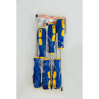 Kit Chave Fenda Phillips 6 Peças Hongguang Cabo Ergonômico