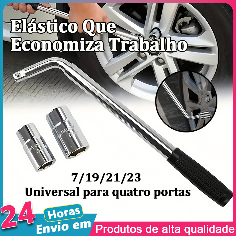 Chave De Roda L 17 19 21 23mm Telescópica Extensiva GEELE Soquete Duplo Alongável
